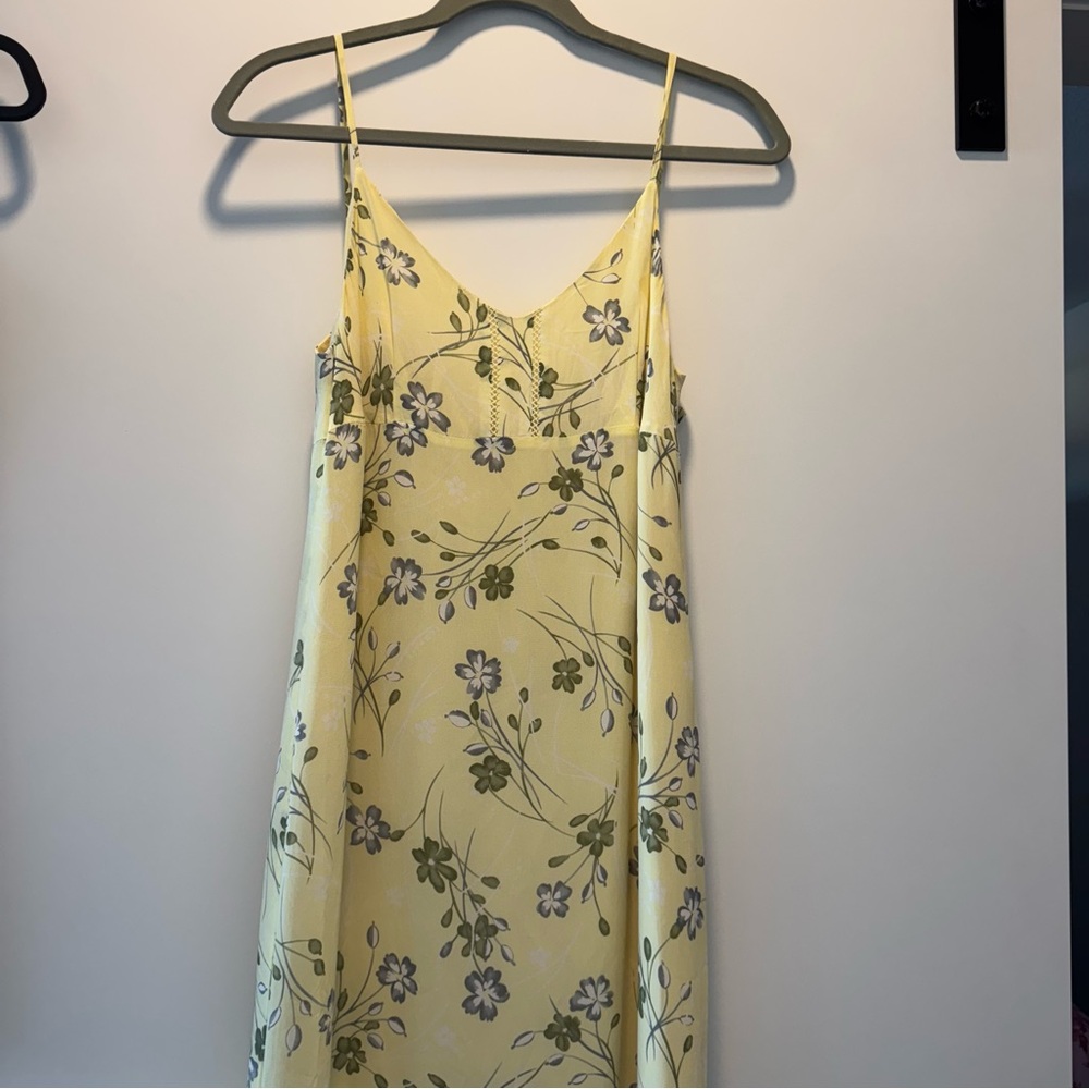 American Eagle Outfitters Yellow Floral Dress
